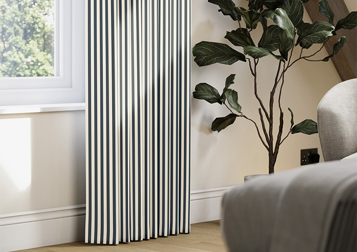 The British Stripe Co. Catherine, Polzeath No.1 - Made to Measure Curtains - Image 5